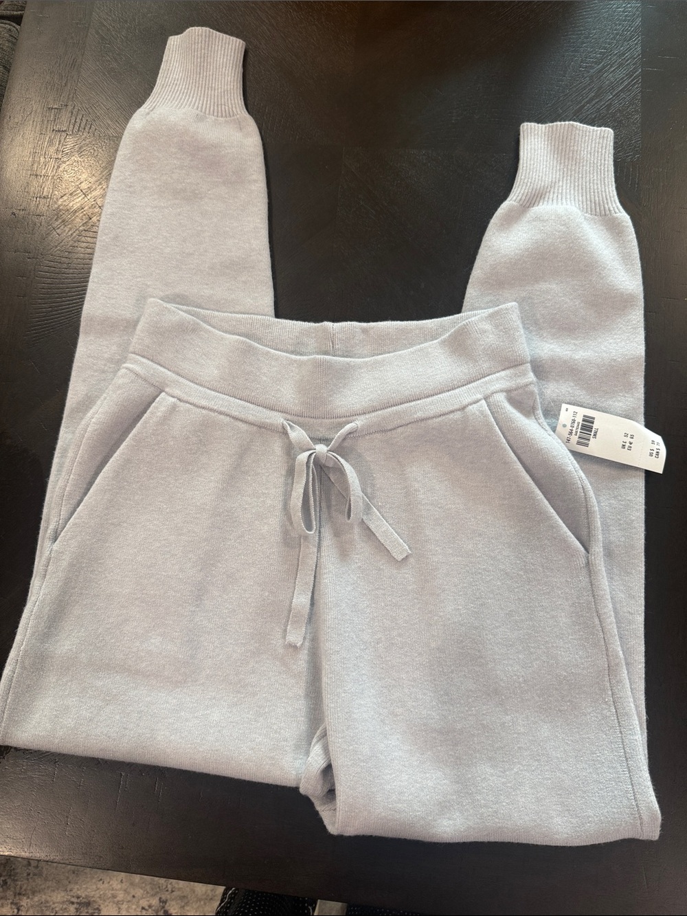 Abercrombie & Fitch Light Gray Drawstring Joggers